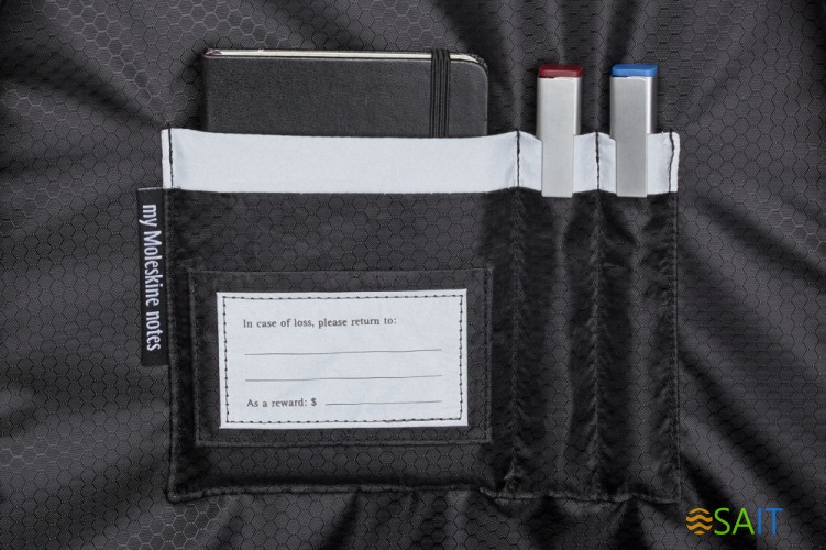 Рюкзак Moleskine METRO (ET82MTBKBK) 31x47x13см полиамид черный