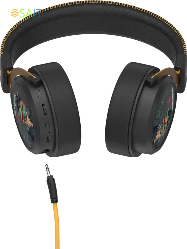 Наушники с микрофоном A4Tech Bloody MR595 Renegade черный/рисунок мониторные BT/Radio оголовье (MR595)