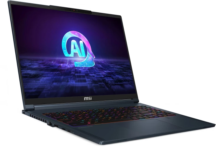 Ноутбук MSI Stealth 16 AI Studio A1VIG-062RU Core Ultra 9 185H 32Gb SSD2Tb NVIDIA GeForce RTX4090 16Gb 16" IPS UHD+ (3840x2400) Windows 11 Home dk.blue WiFi BT Cam (9S7-15F312-062)
