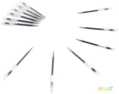 Набор ручек гелев. автоматическая Silwerhof NG Standart d=0.5мм син. черн. кор.карт. (12шт)