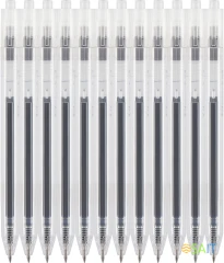 Набор ручек гелев. автоматическая Silwerhof NG Standart d=0.5мм син. черн. кор.карт. (12шт)