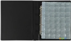 Папка на 4-х D-кольцах Silwerhof верт. ПВХ 0.6мм коричневый вмест.30лист.