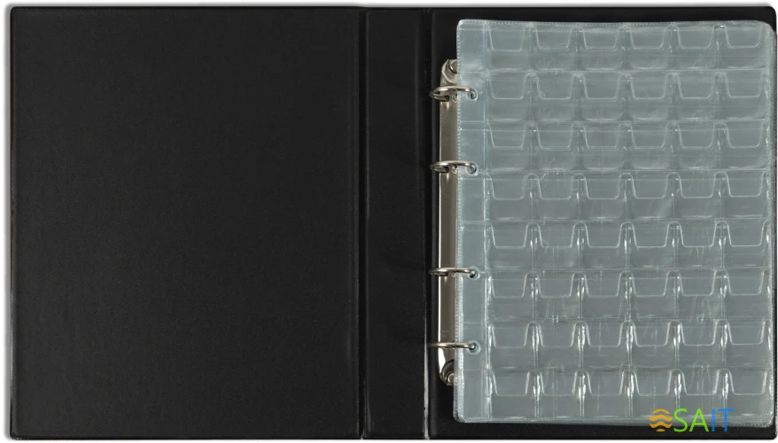 Папка на 4-х D-кольцах Silwerhof верт. ПВХ 0.6мм коричневый вмест.30лист.