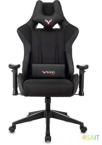 Кресло игровое Zombie VIKING 4 AERO Edition черный ткань/эко.кожа с подголов. крестов. пластик