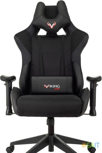 Кресло игровое Zombie VIKING 4 AERO Edition черный ткань/эко.кожа с подголов. крестов. пластик