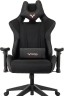 Кресло игровое Zombie VIKING 4 AERO Edition черный ткань/эко.кожа с подголов. крестов. пластик