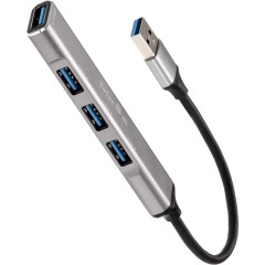 Переходник Мультифункциональный хаб Telecom USB 3.0 M/USB 3.0 F/3 x USB 2.0 F (TA308U)