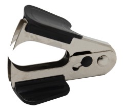 Антистеплер Silwerhof N10 24/6 26/6 черный с фиксатором коробка