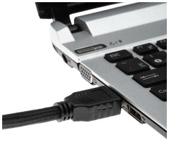 Кабель аудио-видео Cactus CS-HDMI.2-5 HDMI (m)/HDMI (m) 5м. позолоч.конт. черный