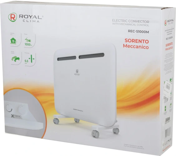Конвектор Royal Clima Sorento Meccanico REC-S1000M 1000Вт белый