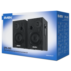 SVEN SPS-585, черный, акустическая система 2.0 (мощность 2x10 Вт (RMS)) Sven SV-019679