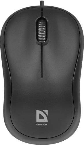 Defender Проводная оптическая мышь Patch MS-759 черный,3 кнопки,1000 dpi Defender Patch MS-759 черный