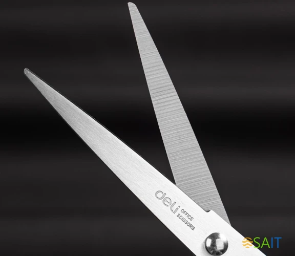 Ножницы Deli EM600 офисные 170мм ручки пластиковые сталь ассорти чехол с европод.