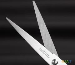 Ножницы Deli EM600 офисные 170мм ручки пластиковые сталь ассорти чехол с европод.