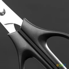 Ножницы Deli EM600 офисные 170мм ручки пластиковые сталь ассорти чехол с европод.