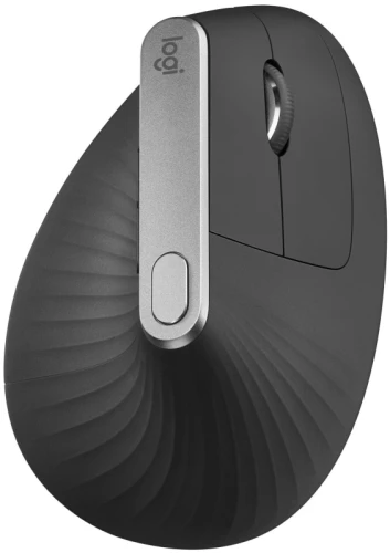 Мышь Logitech MX Vertical черный/черный оптическая 4000dpi беспров. BT/Radio USB 6but (910-005451)