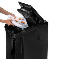 Шредер Fellowes® AutoMax® 350C, автоподача, DIN P-4, 4х38мм, 350 лст., 68 лтр., Smart Lock , шт Fellowes AutoMax 350C