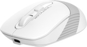 Мышь A4Tech Fstyler FB10CS белый/серый оптическая 2000dpi silent беспров. BT/Radio USB 4but (FB10CS USB GRAYISH WHITE)