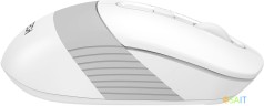 Мышь A4Tech Fstyler FB10CS белый/серый оптическая 2000dpi silent беспров. BT/Radio USB 4but (FB10CS USB GRAYISH WHITE)