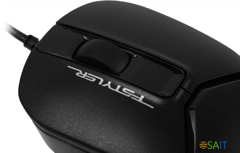 Мышь A4Tech Fstyler FM12S черный оптическая 1200dpi silent USB 3but (FM12S BLACK)