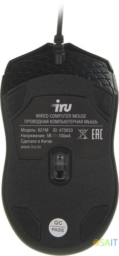 Клавиатура + мышь Оклик 621M IRU клав:черный мышь:черный USB (475653)