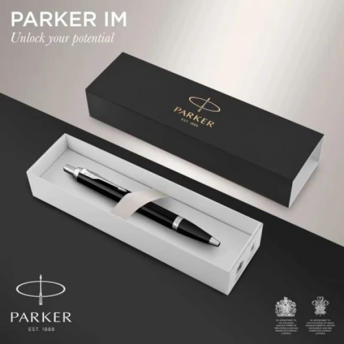 Ручка шариков. Parker IM Core K321 (1931665) Black CT M син. черн. подар.кор.