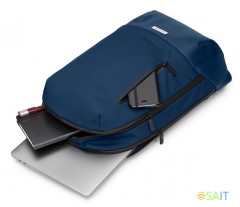 РюкзакДА Moleskine METRO (ET82MTBKB20) 31x47x13см полиамид синий сапфир