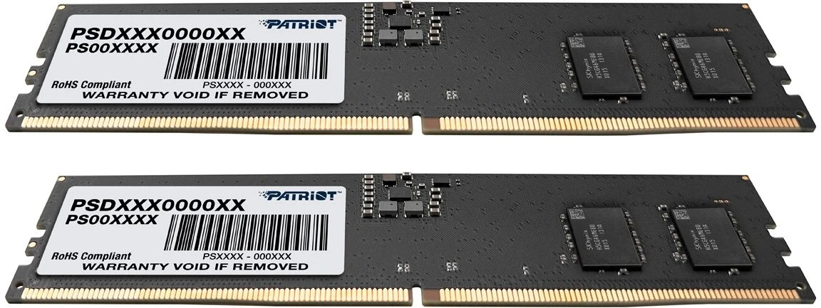 Память DDR5 2x64GB 6000MHz Patriot PSD564G5600K Signature Line RTL PC5-44800 CL46 DIMM 288-pin 1.1В Ret