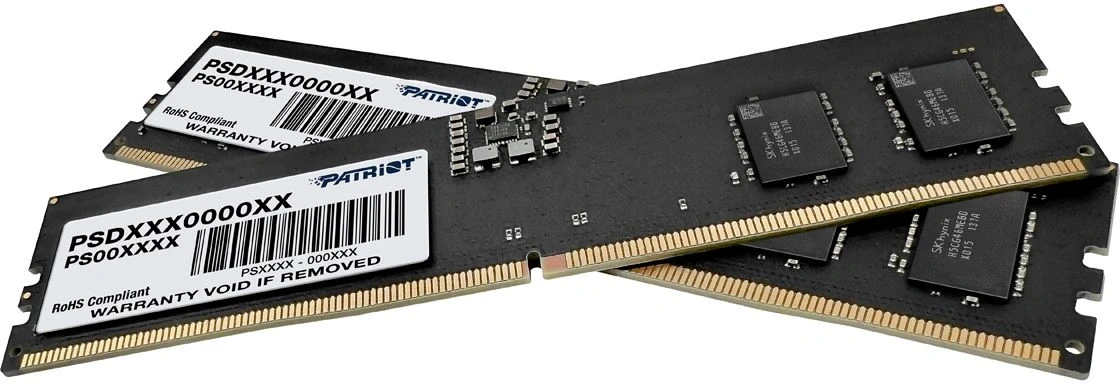 Память DDR5 2x64GB 6000MHz Patriot PSD564G5600K Signature Line RTL PC5-44800 CL46 DIMM 288-pin 1.1В Ret