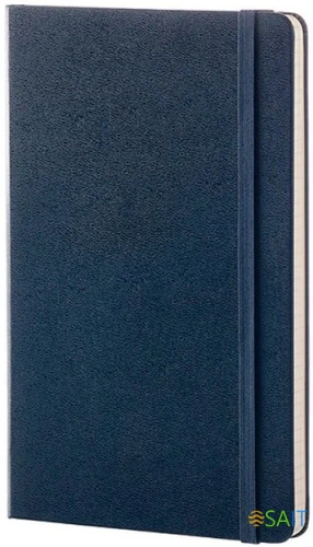Блокнот Moleskine CLASSIC QP062B20 Large 130х210мм 240стр. нелинованный твердая обложка синий сапфир