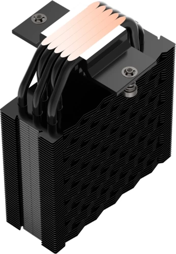 Устройство охлаждения(кулер) PcCooler RT500 Digital Soc-AM5/AM4/1200/1700/1851 черный 4-pin 34.9dB Al+Cu LCD 240W Ret (RT500-BKNWYL-GL)