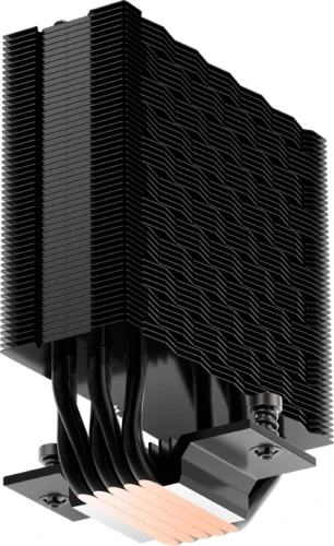 Устройство охлаждения(кулер) PcCooler RT500 Digital Soc-AM5/AM4/1200/1700/1851 черный 4-pin 34.9dB Al+Cu LCD 240W Ret (RT500-BKNWYL-GL)