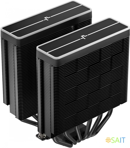 Устройство охлаждения(кулер) Deepcool AG620 Bk V2 ARGB Soc-AM5/AM4/1200/1700/1851 черный 4-pin 15-29.4dB Al+Cu 260W 1330gr Ret (R-AG620-BKAMMN-GJD)