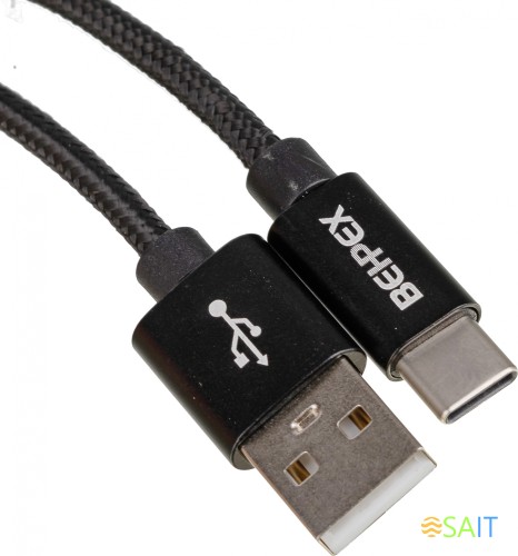 Кабель USB (m)-USB Type-C (m) 3м черный