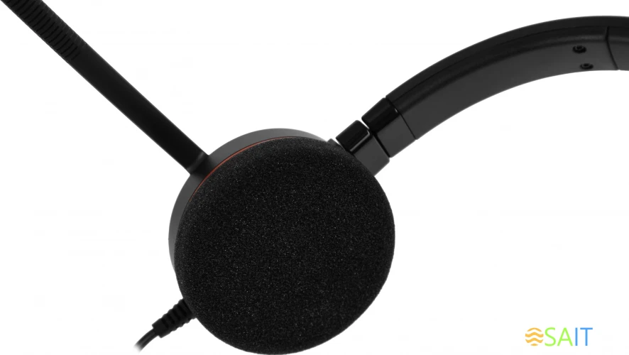 Наушники с микрофоном Jabra Evolve 20 MS Mono черный 1.2м накладные USB оголовье (4993-823-109)