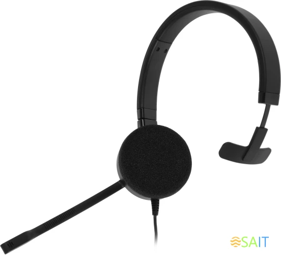 Наушники с микрофоном Jabra Evolve 20 MS Mono черный 1.2м накладные USB оголовье (4993-823-109)