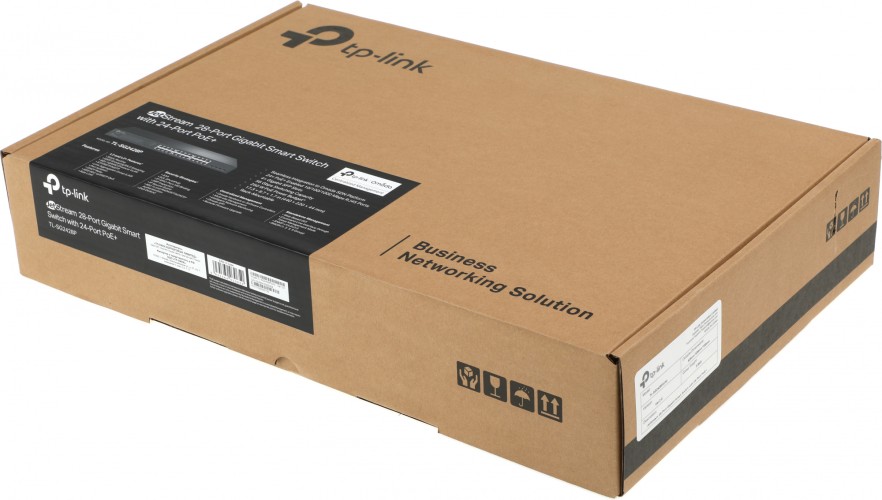 Коммутатор TP-Link SG2428P (L2+) 24x1Гбит/с 4SFP 24PoE+ 250W управляемый