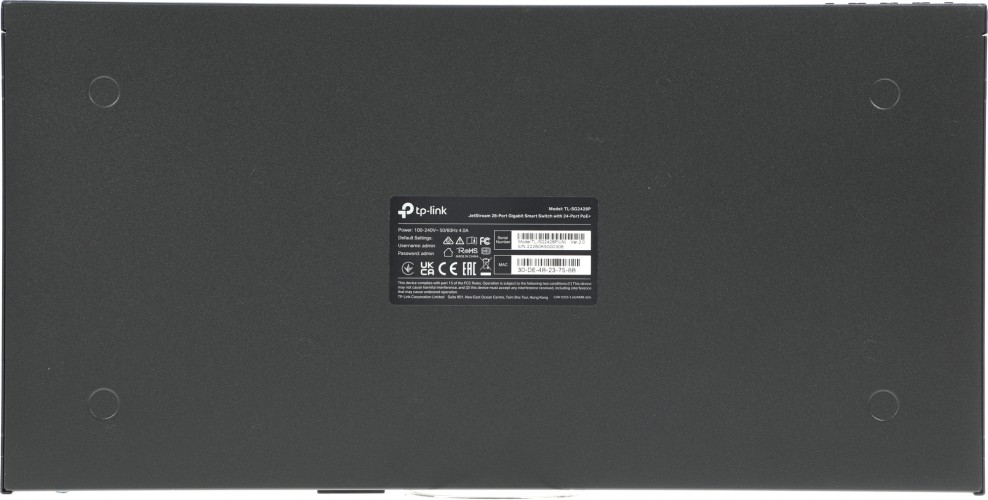 Коммутатор TP-Link SG2428P (L2+) 24x1Гбит/с 4SFP 24PoE+ 250W управляемый