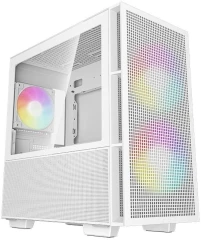 Корпус Deepcool CH360 белый без БП mATX 5x120mm 2x140mm 1xUSB3.0 audio bott PSU