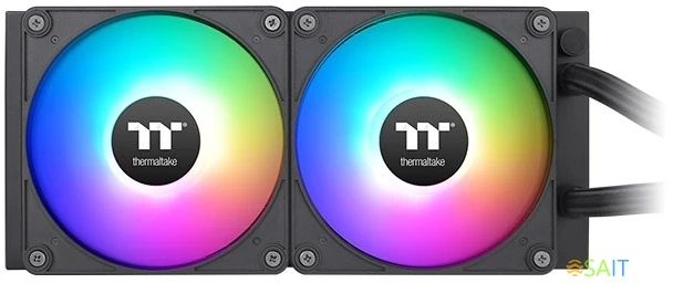 Система водяного охлаждения Thermaltake TH240 V2 Ultra EX ARGB Soc-AM5/AM4/1200/1700/1851 черный 4-pin 28.5dB Al LCD Ret (CL-W414-PL12SW-A)