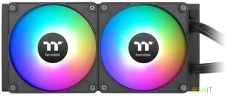 Система водяного охлаждения Thermaltake TH240 V2 Ultra EX ARGB Soc-AM5/AM4/1200/1700/1851 черный 4-pin 28.5dB Al LCD Ret (CL-W414-PL12SW-A)