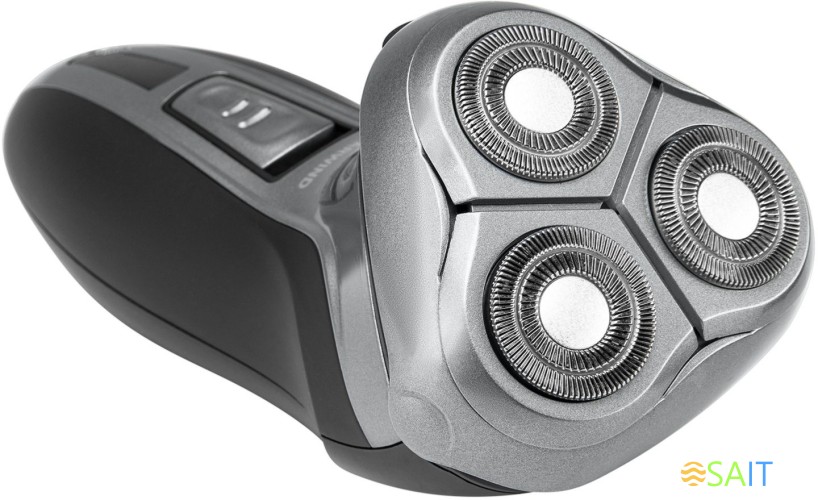 Бритва роторная Starwind SSH 1515 реж.эл.:3 питан.:аккум. серебристый/черный