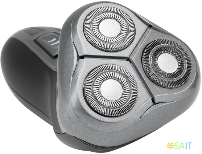 Бритва роторная Starwind SSH 1515 реж.эл.:3 питан.:аккум. серебристый/черный