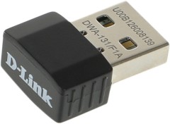 Сетевой адаптер Wi-Fi D-Link DWA-131 DWA-131/F1A N300 USB 2.0 (ант.внутр.) 2ант.