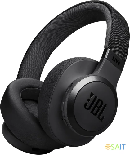 Гарнитура накладные JBL Live 770NC 2м черный беспроводные bluetooth оголовье (JBLLIVE770NCBLK)