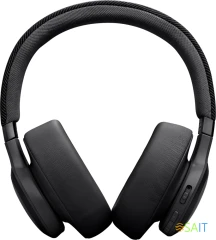 Гарнитура накладные JBL Live 770NC 2м черный беспроводные bluetooth оголовье (JBLLIVE770NCBLK)