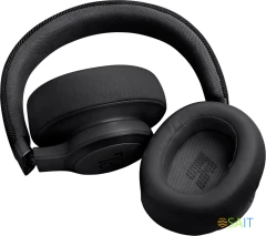 Гарнитура накладные JBL Live 770NC 2м черный беспроводные bluetooth оголовье (JBLLIVE770NCBLK)