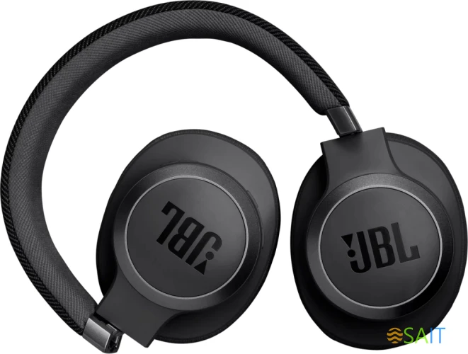 Гарнитура накладные JBL Live 770NC 2м черный беспроводные bluetooth оголовье (JBLLIVE770NCBLK)