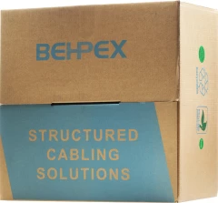 Кабель сетевой HQ UTP 4 пары cat.5E solid 0.42мм Cu 305м серый