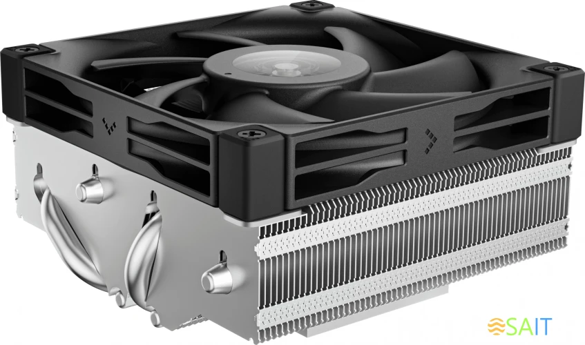 Устройство охлаждения(кулер) Deepcool AN400 Soc-AM5/AM4/1200/1700/1851 черный 4-pin 23.2dB Al 150W 431.4gr Ret (R-AN400-BKNNMN-G)